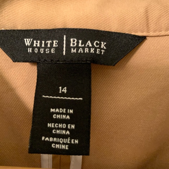 White House Black Market Jacket with belt - Picture 2 of 10